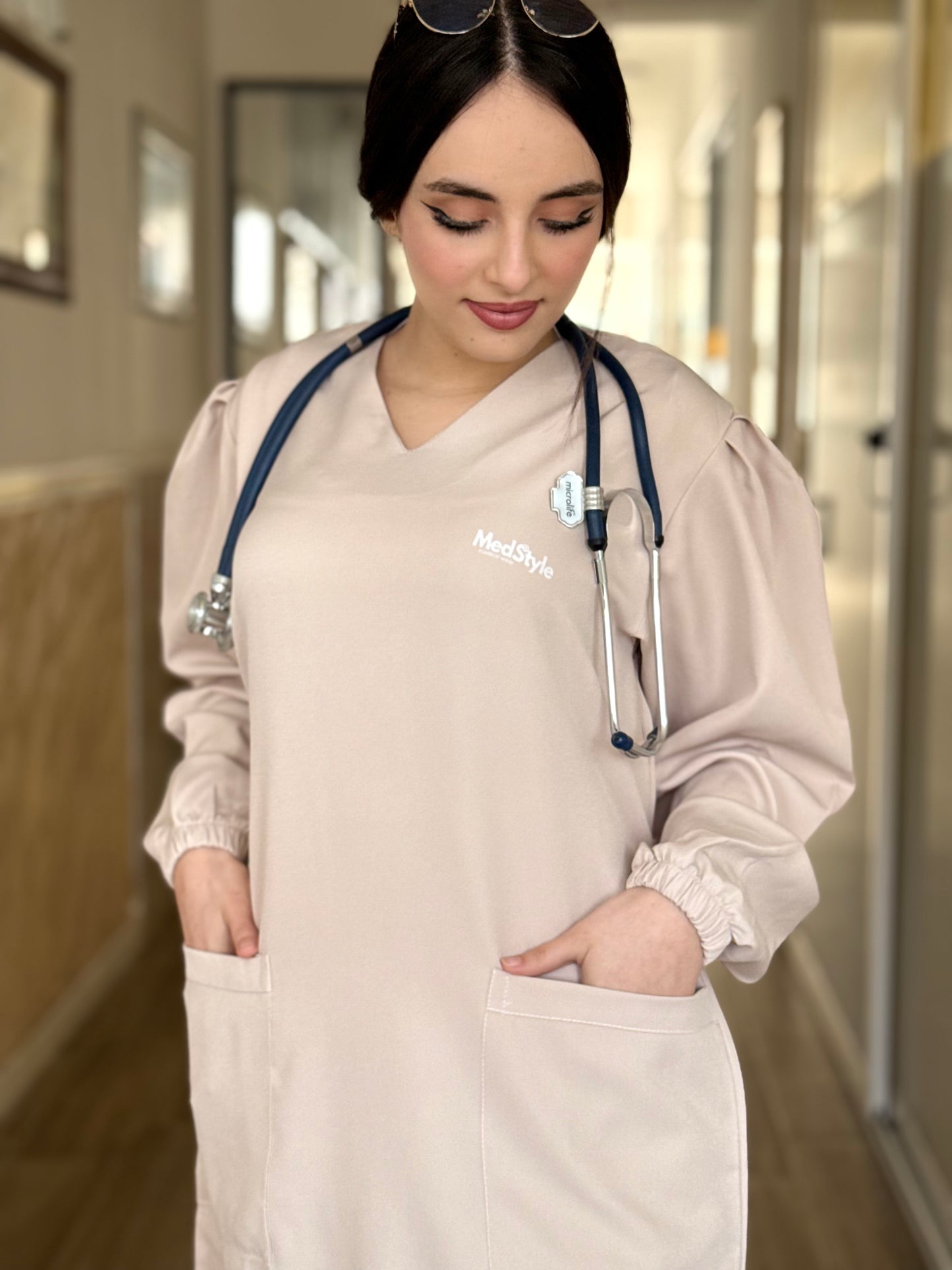 TENUE MEDICALE  MOYENNE BEIGE - COLLECTION SERENA