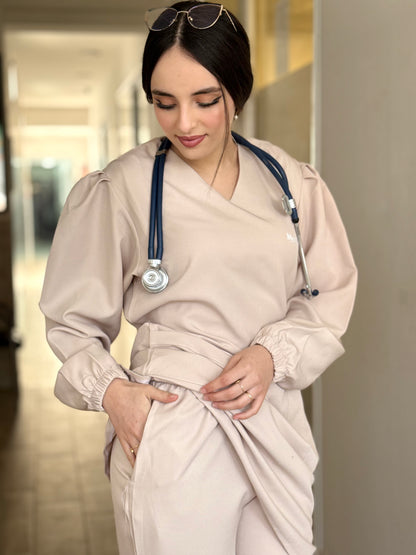 TENUE MEDICALE  MOYENNE BEIGE - COLLECTION SERENA
