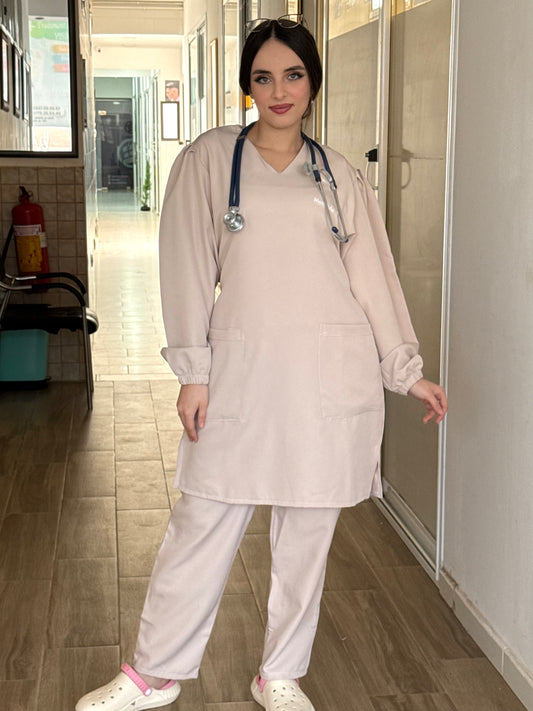 TENUE MEDICALE  MOYENNE BEIGE - COLLECTION SERENA