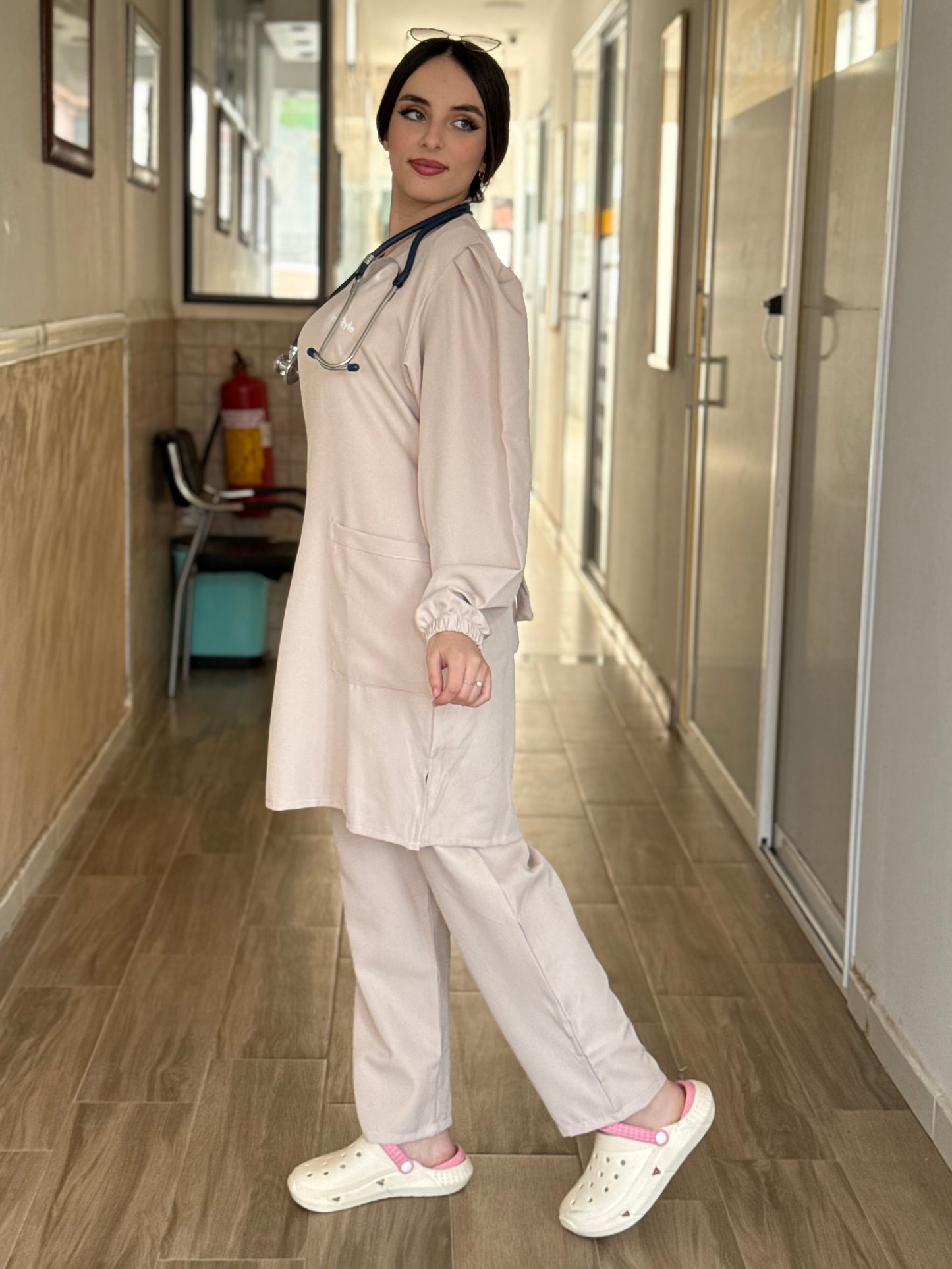TENUE MEDICALE  MOYENNE BEIGE - COLLECTION SERENA