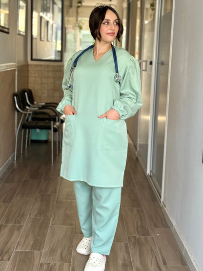 TENUE MEDICALE  MOYENNE VERT CLAIR - COLLECTION SERENA