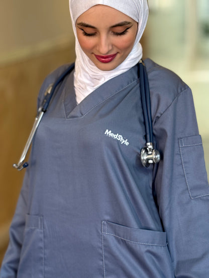 TENUE MEDICALE JUPE - GRIS