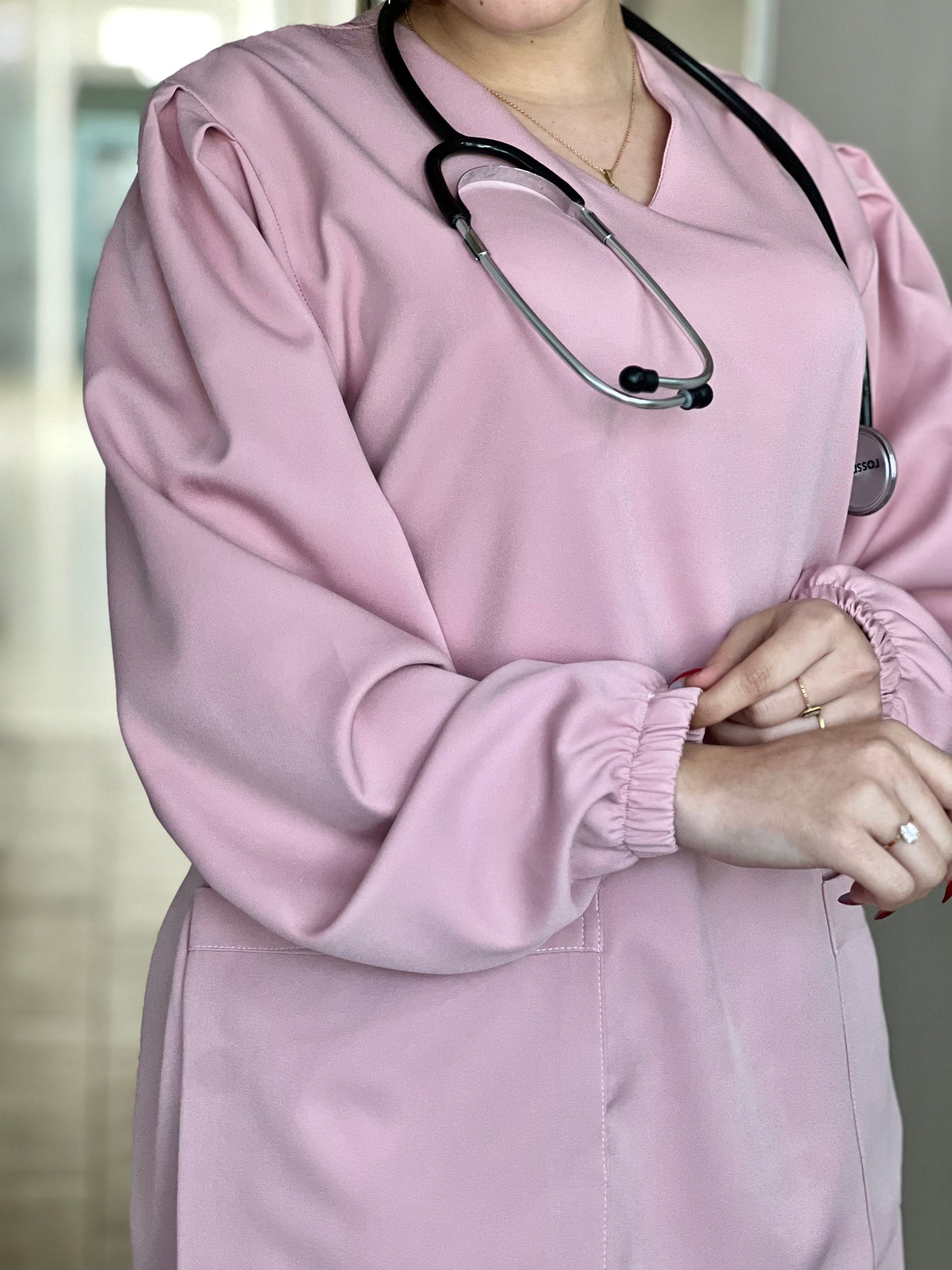 TENUE MEDICALE  MOYENNE ROSE - COLLECTION SERENA